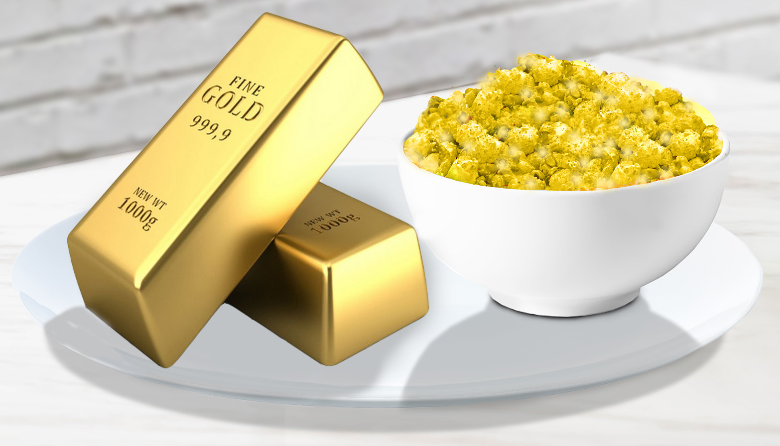 24K GOLD (Very Real and Edible) - Sha-Poppin Gourmet Popcorn LLC